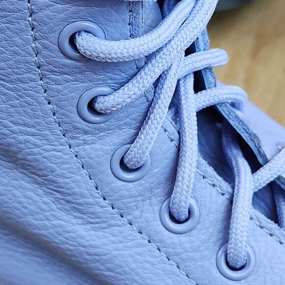 🩵NIB Dr. Martens 1460 Mono Zen Blue Pascal Virginia Leather Boots Size 8 - Picture 7 of 12